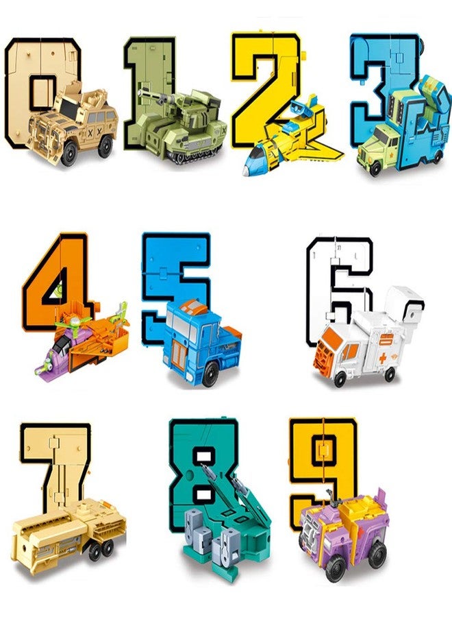 Cyeah Number Robot Math Robot Mathematical Toys for Kids Education 20 Pieces - Image 2