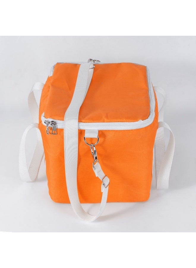 Insulated Cooler Bag 14L Large Capacity Thermal Lunch Bag Portable Picnic Cooler Tote Leak Resistant Food and Beverage Storage Bag for Beach Trips Camping Travel Outdoor Activities Family Gatherings Club and Daily Use - Image 5