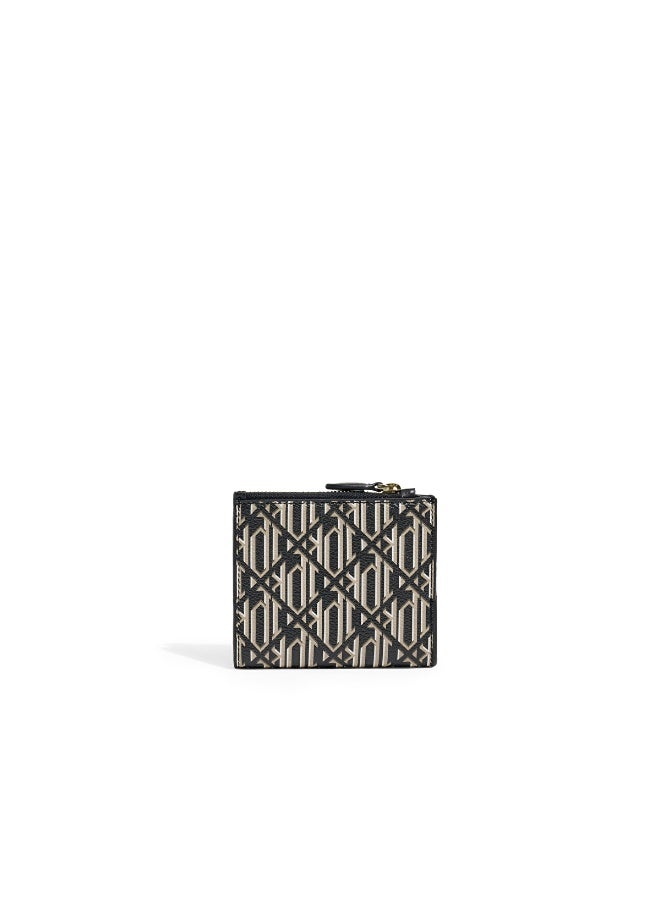 Ipekyol Monogram Wallet With Metal Buckle  - Image 1
