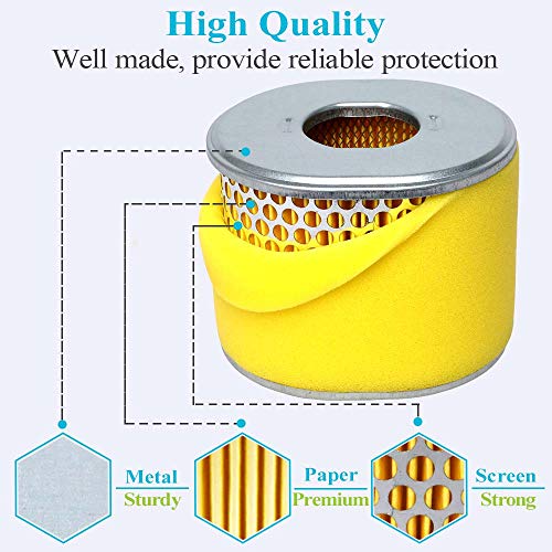 HOODELL Professional GX390 Air Filter, Compatible with Honda GX340 GX 390 11HP 13HP Engine 17210-ZE3-505 17210-ZE3-010 Air Filter - Image 5