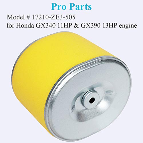 HOODELL Professional GX390 Air Filter, Compatible with Honda GX340 GX 390 11HP 13HP Engine 17210-ZE3-505 17210-ZE3-010 Air Filter - Image 2