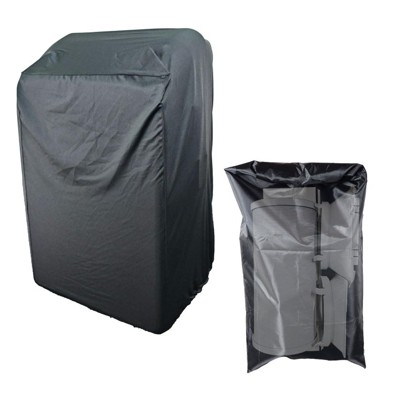 Garpernics Portable Air Conditioner Cover With accessories bag Fit for BLACK and DECKER SereneLife Dreo Shinco ZAFRO Whynter Midea AC Covers Indoor black 126W x 126W x 27H - Image 2
