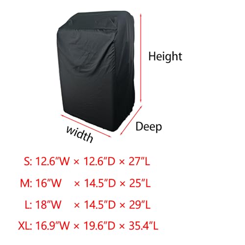 Garpernics Portable Air Conditioner Cover With accessories bag Fit for BLACK and DECKER SereneLife Dreo Shinco ZAFRO Whynter Midea AC Covers Indoor black 126W x 126W x 27H - Image 3