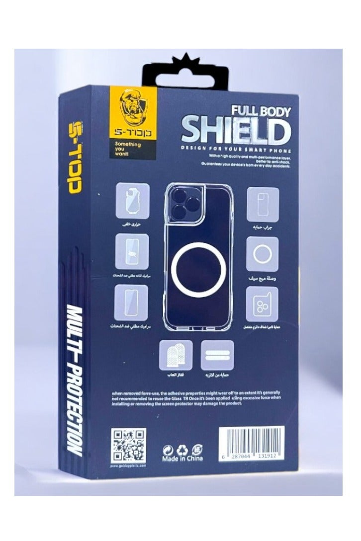 S-TOP Full protection package for iPhone 16, with a privacy screen protector and a case that supports wireless charging (MagSafe). Complete protection for your device against scratches and drops (8in1). The new and original package from S-TOP. - Image 2