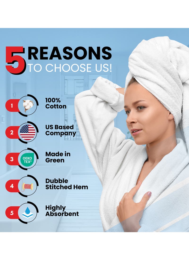 Infinitee Xclusives Premium Sand Bath Towels Set - [Pack of 8] 100% Cotton Highly Absorbent 2 Bath Towels, 2 Hand Towels and 4 Washcloths - Luxury Hotel & Spa Quality Bath Towels for Bathroom by Infinitee Xclusives  - Image 2