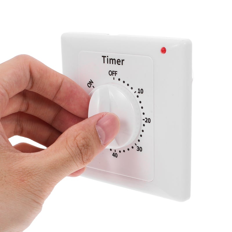 2pcs Switch for Indoor Use Mechanical Timer Switch for Lights with Timer Outlet Timer for Electrical Appliances Function Included - Image 3