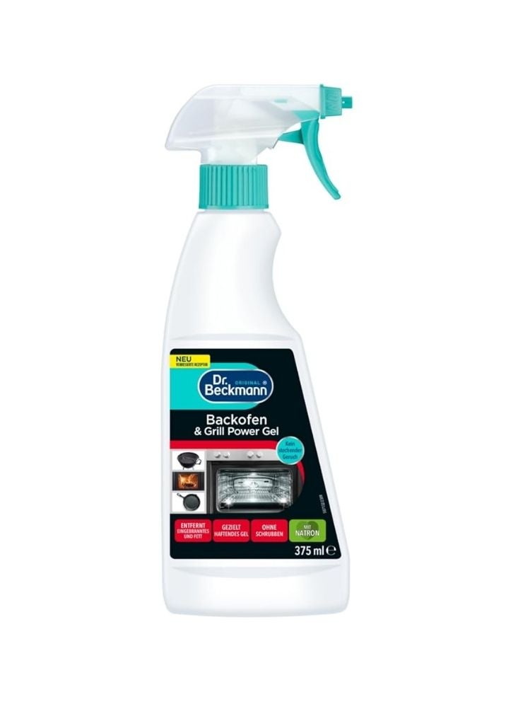 Dr. Beckmann Oven & Grill Power Gel – Deep Cleaning Grease Remover Spray 375ml - Image 2