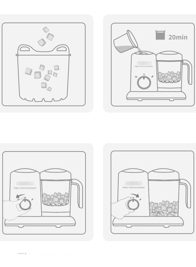 Baby food supplement machine multi-functional cooking and stirring all-in-one baby small automatic food grinding machine - Image 3