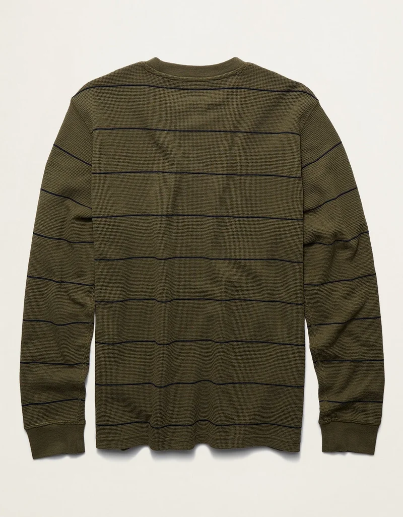 American Eagle  AE Long Sleeve Striped Thermal T-Shirt for Men | Best Price UAE