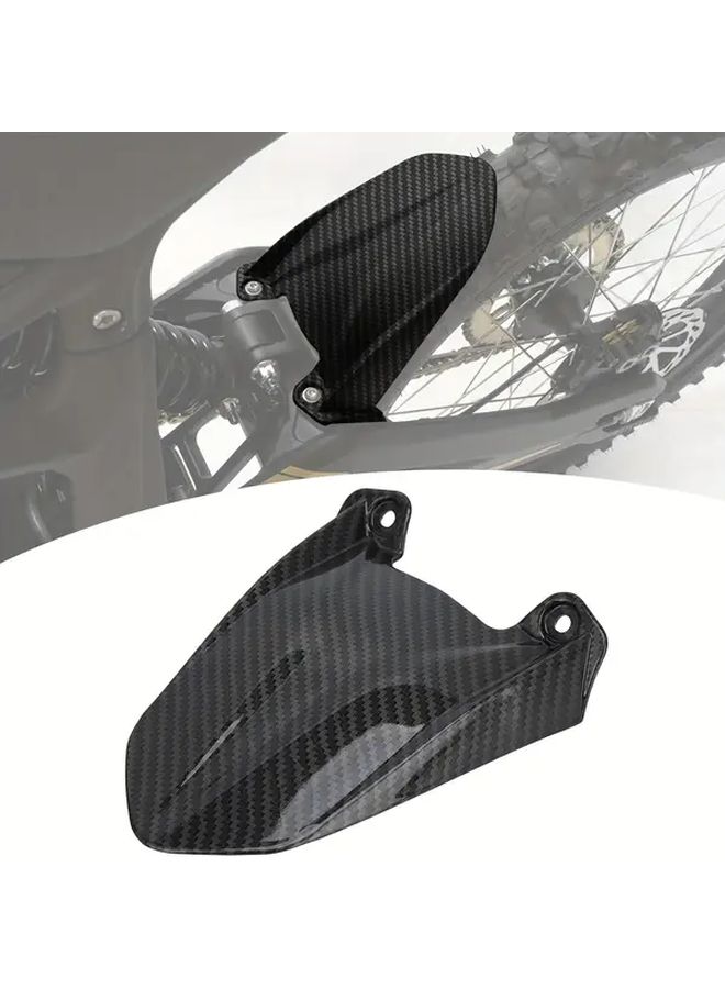 Carbon Fiber Pattern Rear Shock Absorber Fender for Talaria Sting MX3 MX4 MX5 Electric Dirt Bike - Image 1