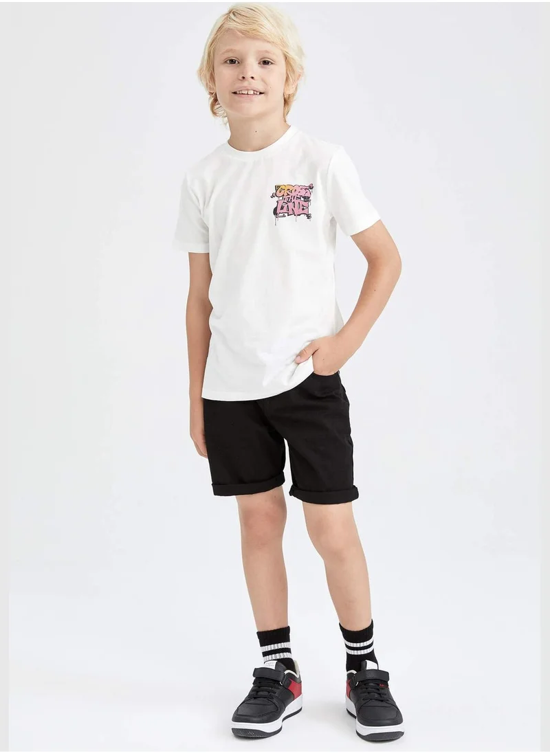 DeFacto Boy Regular Fit Crew Neck Short Sleeve T-Shirt