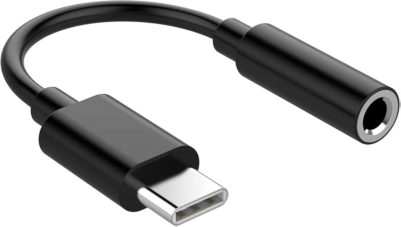 محول USB-C رقمي إلى مقبس سماعة رأس أنثى 3.5 ملم، محول صوت AUX من النوع C لأجهزة iPad Pro 11 بوصة و12.9 بوصة (2018/2020) وGoogle Pixel 5 و4 و3 و2 وXL وSamsung S21 وS20 Ultra وZ Flip وS20+ وNote 20 وS10 وS9 Plus