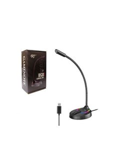 هافيت هافيت GK55 USB RGB إضاءة مايك للألعاب للكمبيوتر