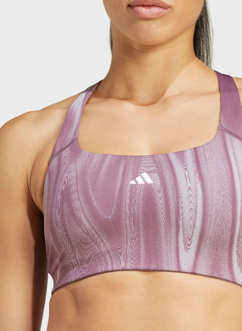 Adidas Powerimpact 3 Stripe Bra