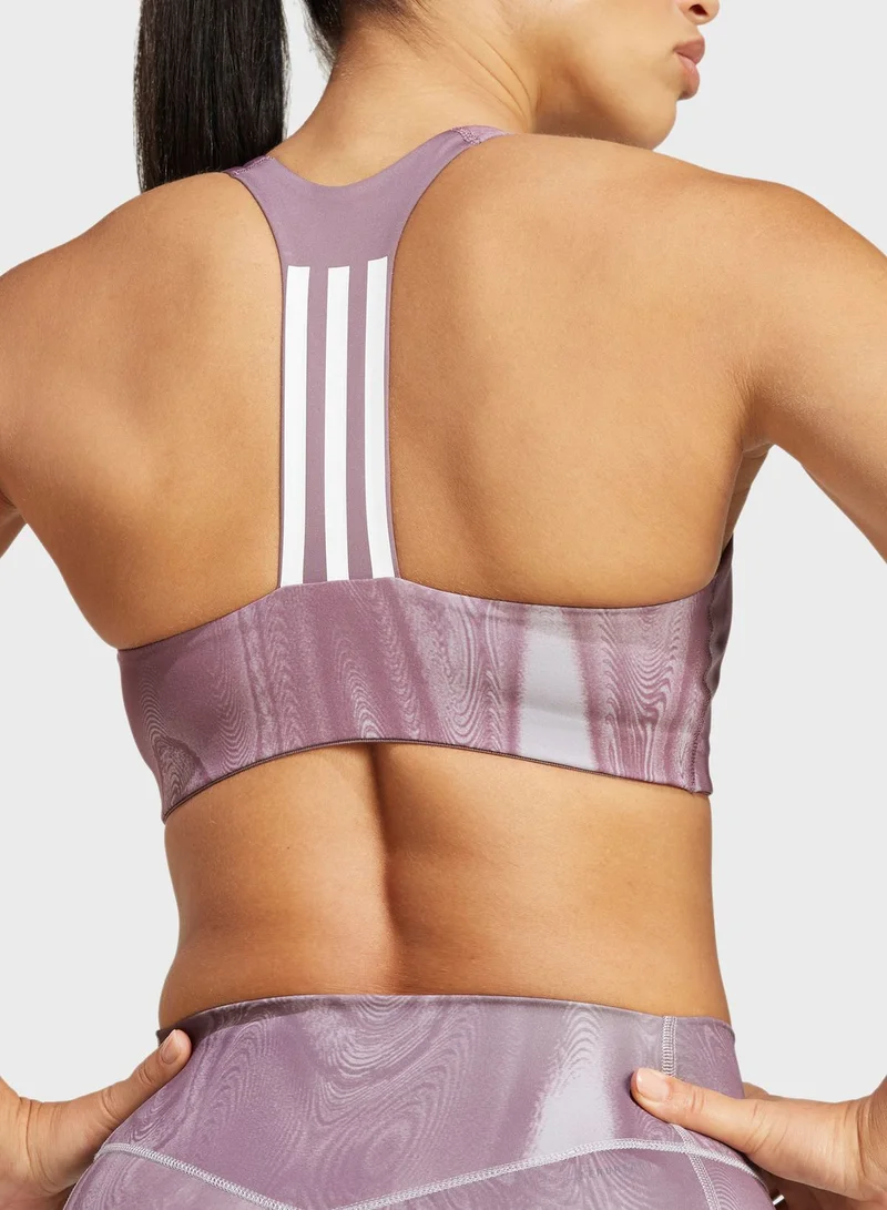 Adidas Powerimpact 3 Stripe Bra