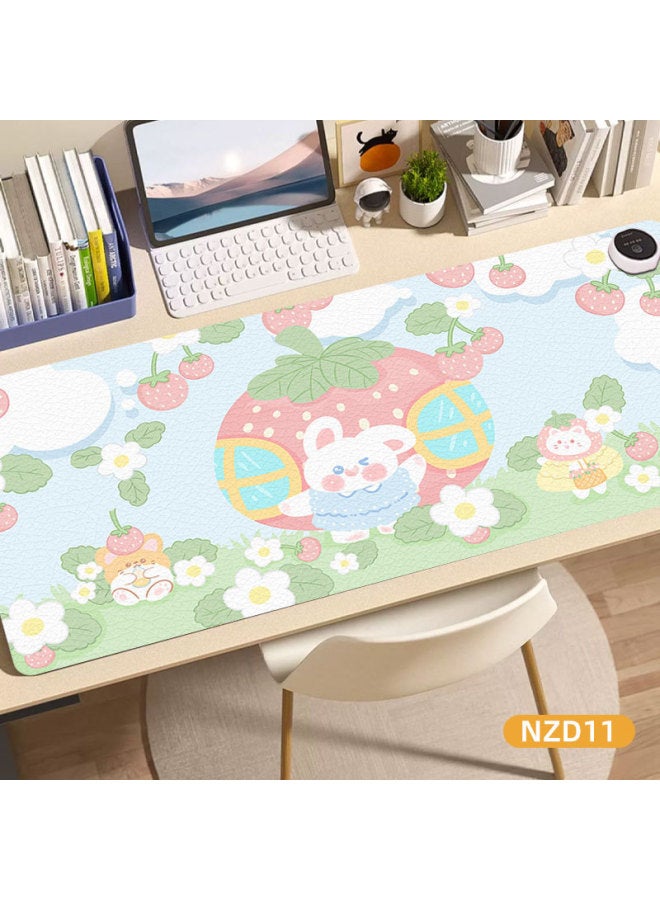 Heating Hand Warmer Large Desk Pad Large Mouse Pad Cartoon Animation Cute Learning Office Game Source Manufacturer-Color:330*800*2mm-Pattern:7 - Image 2