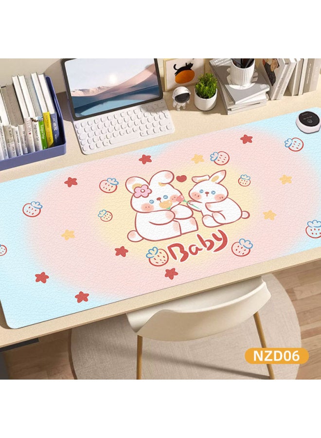 Heating Hand Warmer Large Desk Pad Large Mouse Pad Cartoon Animation Cute Learning Office Game Source Manufacturer-Color:330*800*2mm-Pattern:7 - Image 4