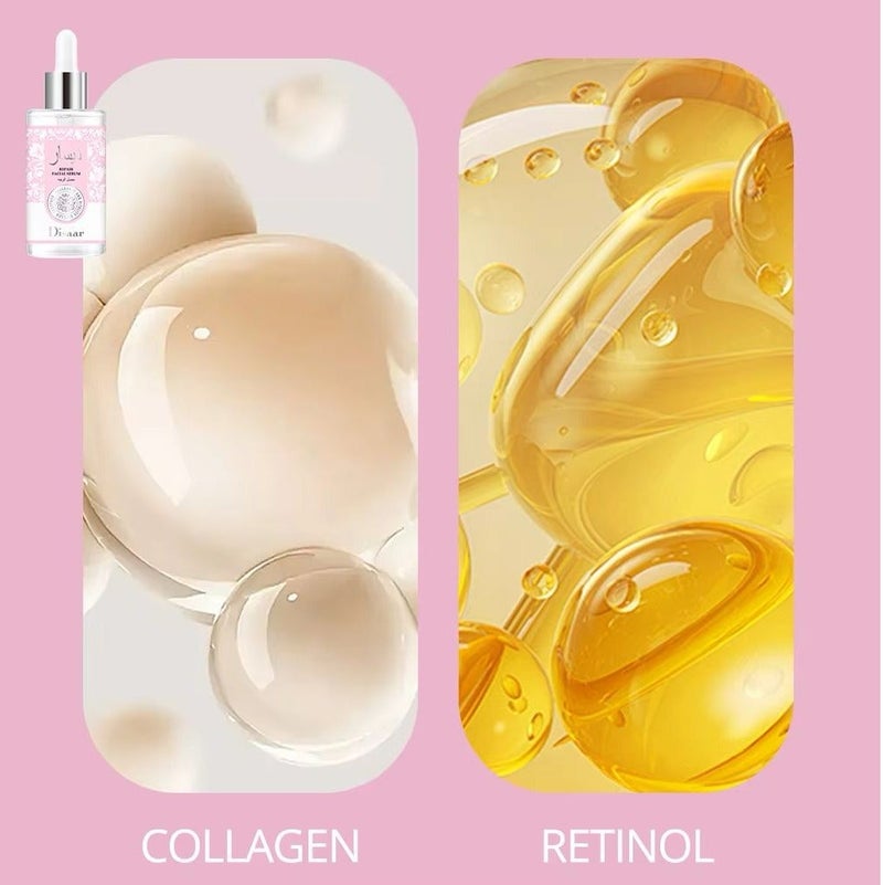 Disaar Repair Facial Serum With Collagen And Retinol Specifically Formulated for Face Lifting And Deep, Delicate Skin Nourishment - Image 4