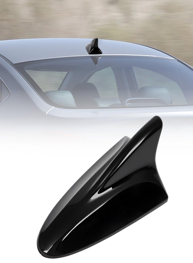 AMSPRAC Shark Fin Antenna Cover Compatible with for Elantra Sedan MD 2011-2016,for Hyundai Sonata Sedan YF 2009-2014 w/GPS,for Genesis Sedan BH 2008-2013,96210,962103Q800,962103X100NKA (Glossy Black) - Image 1