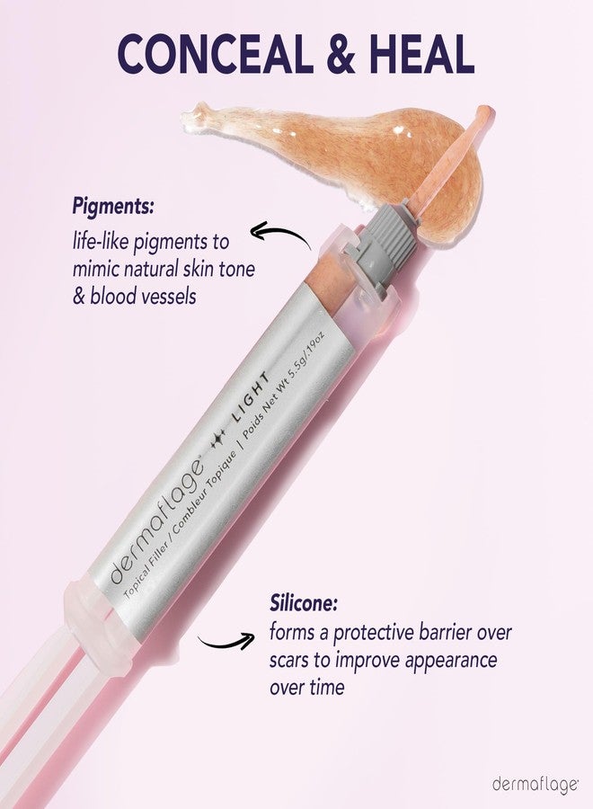 Dermaflage Scar Filler Kit - Light - Deep Scar Cover and Waterproof Concealer for Acne Scars Wrinkles, and Ice Pick Scars Makeup, 1 mo supply - Image 5