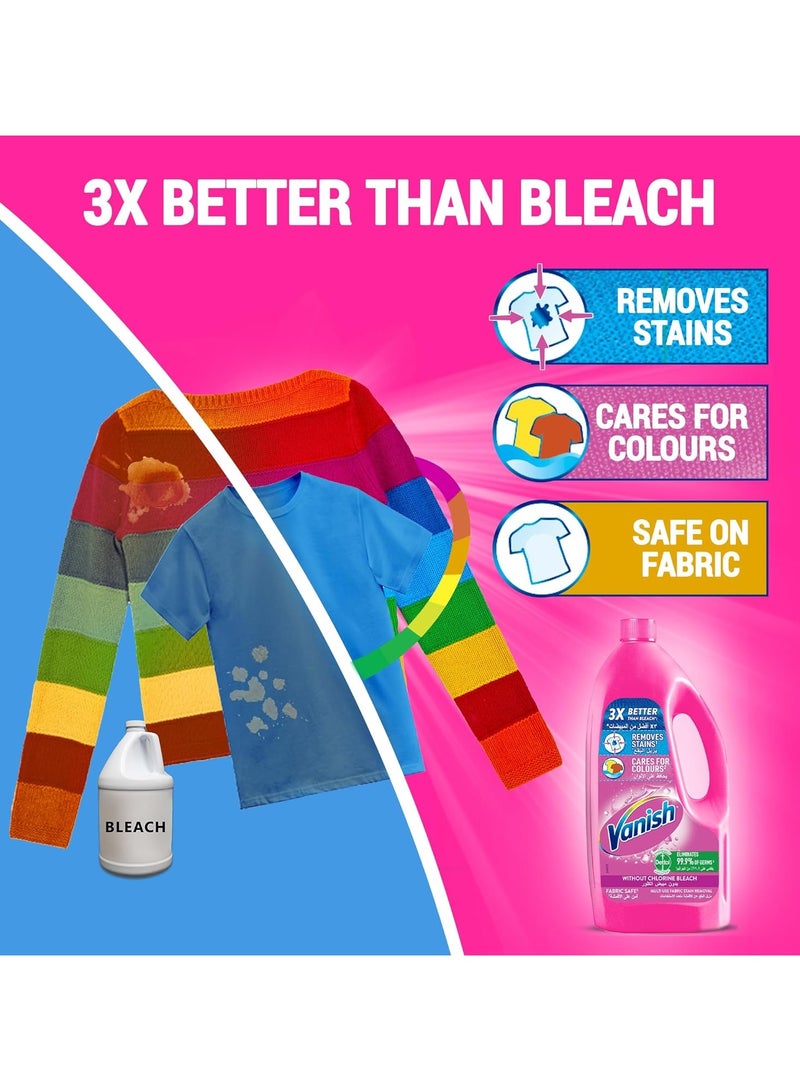 فانش سائل مزيل البقع للملابس الملونة والبيضاء 1 لتر - Image 3