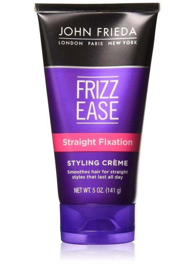 John Frieda Frizz Ease Straight Fixation Styling Creme, 5 Ounce (Pack of 3) 