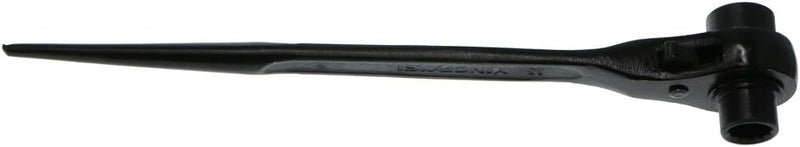 klarako Scaffold Ratchet Podger Spanner. Double Ratchet Socket Steel Black 1012mm - Image 2