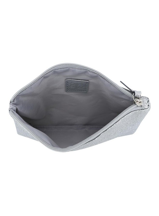 RITTZI Celestial Glitter Makeup Pouch – Seven Stunning Shades - Festive Cosmetic Bag (Moonbeam Silver) - Image 4