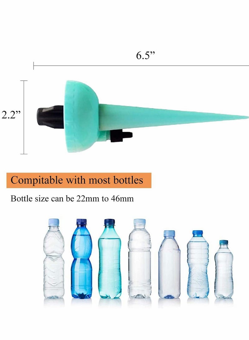 KASTWAVE Plant Self Watering Spikes, 12 Pcs Plant Automatic Irrigation Watering Drip Systerm with Slow Release Control Valve Switch for Home and Vacation Plant Watering - Image 2