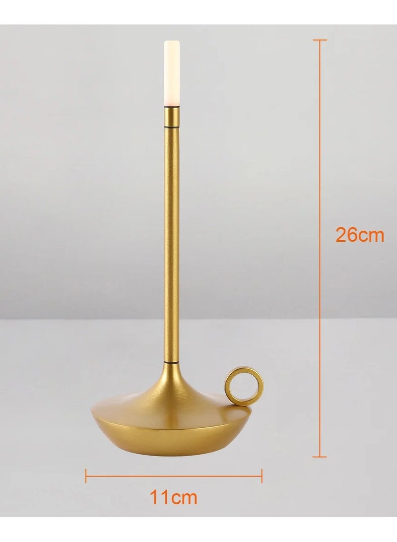 AROAQ Rechargeable Wireless Touch Table Lamp for Bedroom USB-C Desk Lamp Camping Candle Creative Lamp - Image 4