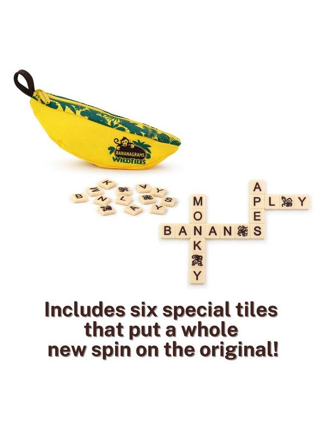 Bananagrams Wildtiles Vocabulary Building And Spelling Improvement Lettered Tile Game For Ages 7 And Up - Image 4