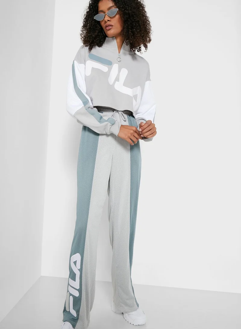 FILA Kais Funnel Neck Cropped Sweatshirt