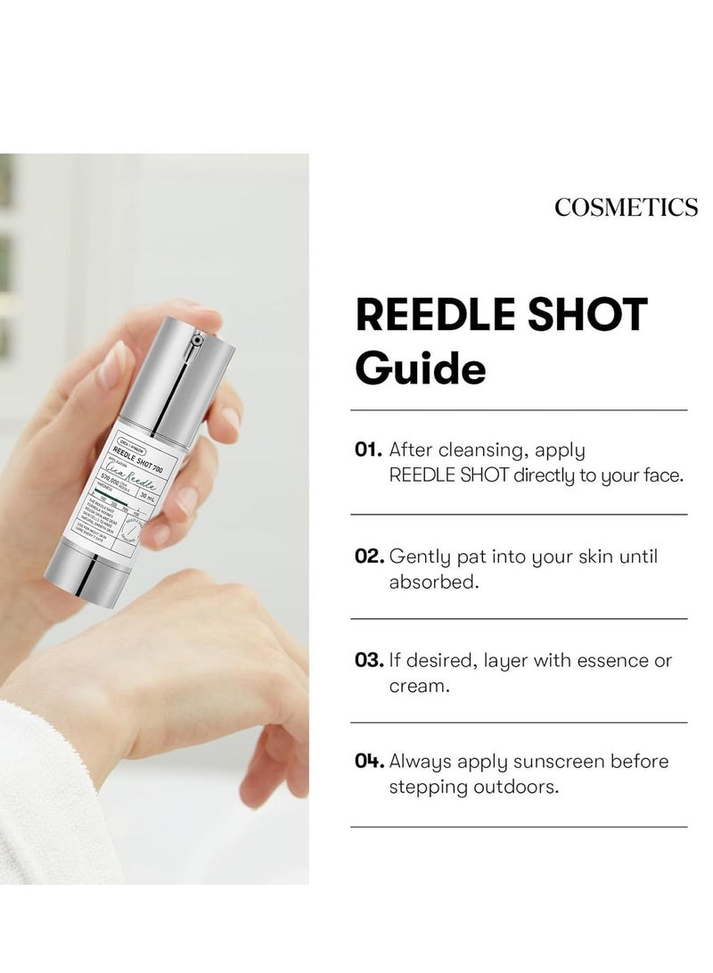 VT COSMETICS CICA Reedle Shot 700 Essence | Ultimate Facial Essence for Skin Refining, Instant Skin Care, Centella Complex, Hyaluronic Acid, Green Propolis Extract 30ml - Image 3