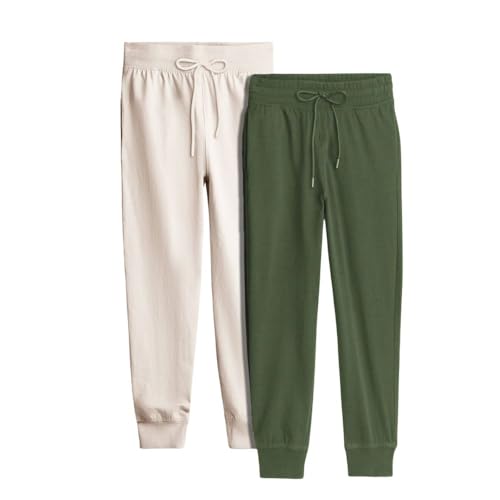 Nobero Men V2 Joggers - Pack of 2(1M-BWJG-R0136-185X3_Arctic Wolf | Olive Green_M) - Image 1