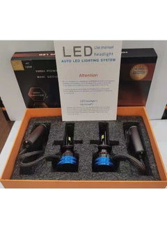 Lighting solutions Lighting Solutions Headlights Generic 2pcs H7 120W Led Headlight Bulbs with Super Bright Cool White Led Driving Light Headlamp Plug and Play  - Image 1