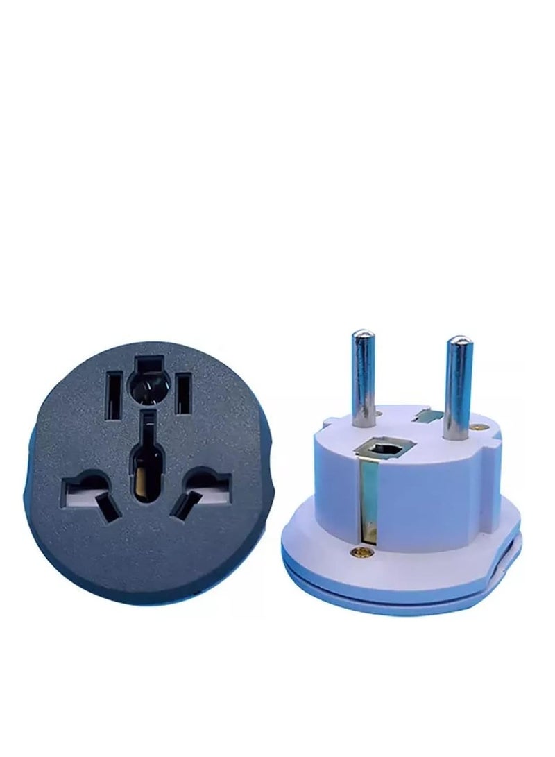 Travel Adapter 16A AC Port Travel Conversion EU Adapter Plug 5pcs - Image 4