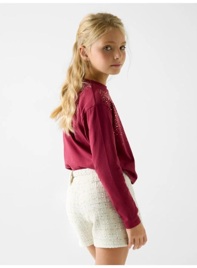 GUESS Kids Printed Crew neck T-Shirt