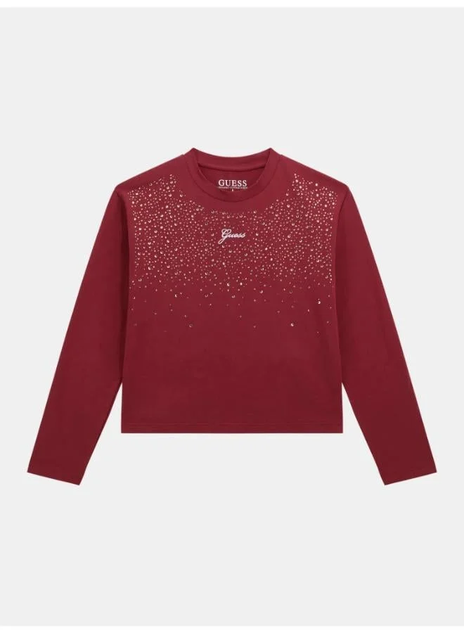 GUESS Kids Printed Crew neck T-Shirt