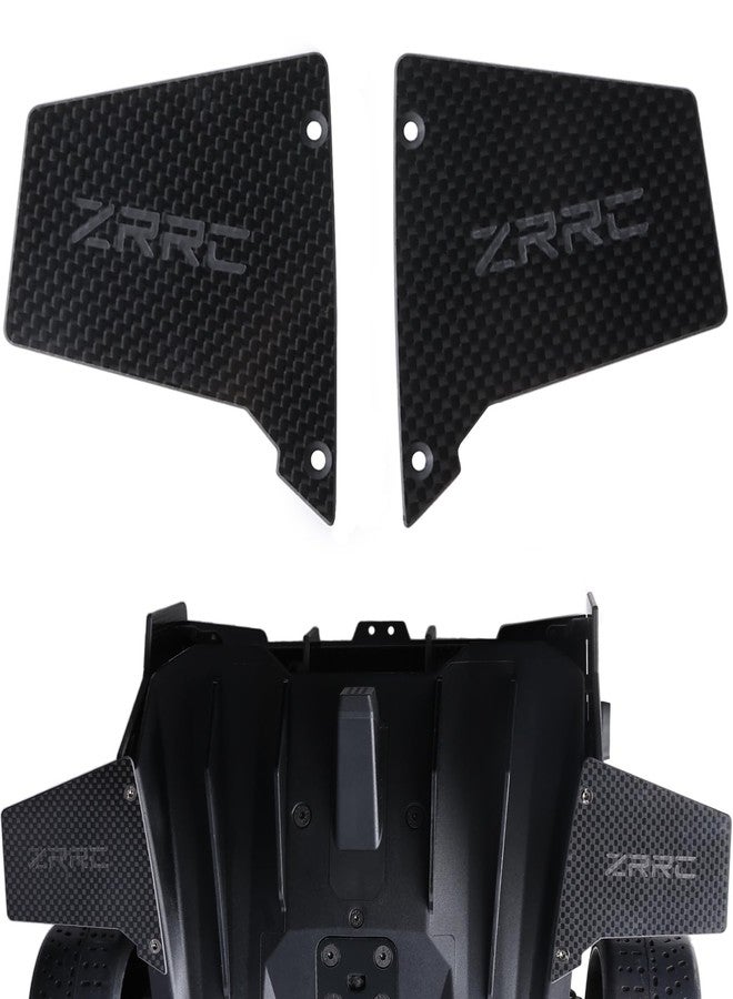 ZRRC 2MM Carbon Fiber Rear Winglets Aero Under-Wing Flaps for Arrma 1/7 Limitless/Infraction/Felony 6S ARA320518 Rear Diffuser Extension, Rear Wing Lower Diffuser Plates Downforce Upgrades - Image 1