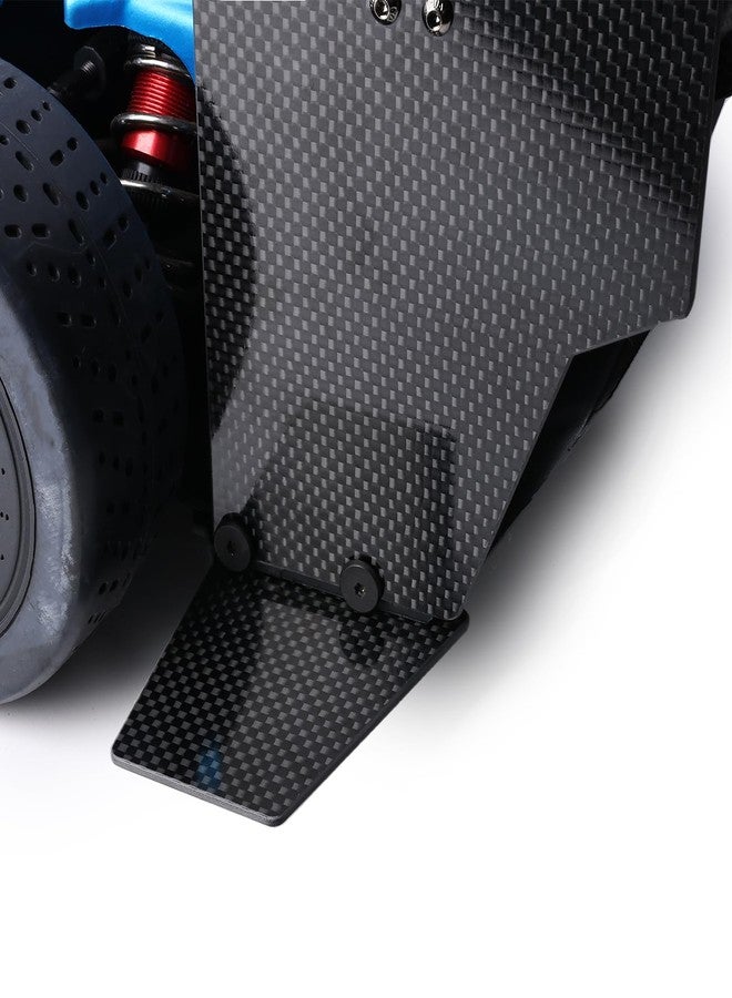 ZRRC 2MM Carbon Fiber Rear Winglets Aero Under-Wing Flaps for Arrma 1/7 Limitless/Infraction/Felony 6S ARA320518 Rear Diffuser Extension, Rear Wing Lower Diffuser Plates Downforce Upgrades - Image 3