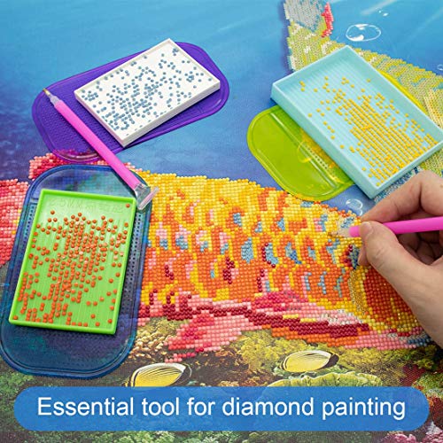 BAGTeck Anti-Slip Tools Sticky Mat for Diamond Painting Tray Sticky Gel Pad Non-Slip Universal Mount Holder for Tray 5D Diamond Diamond Painting Tools Accessories for Adults - Image 2