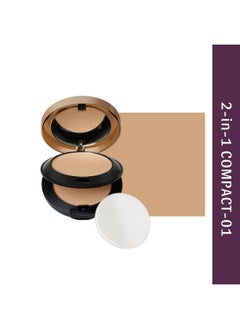 Glam 21 Glam21 "2 In 1" Hd Compact Powder; Oil Free Waterproof Sweat Resistant Formula ; Long Lasting Freshness;Suitable For Oily Skin;Natural Ivory20Gm  - Image 3