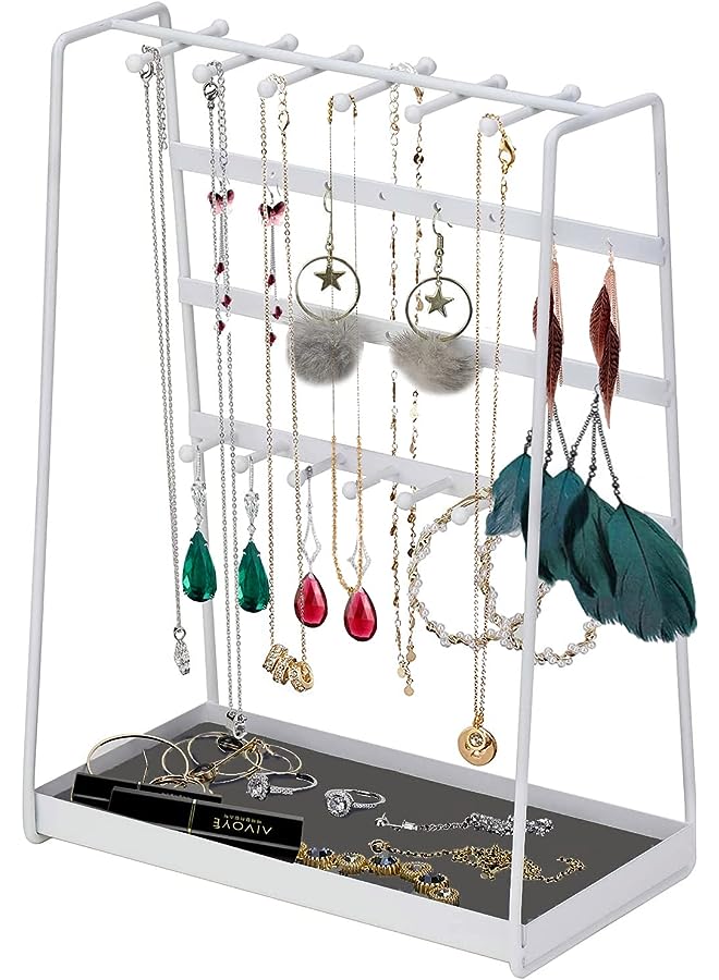 IAF 3in1 Jewelry Stand Organizer - White - Image 1