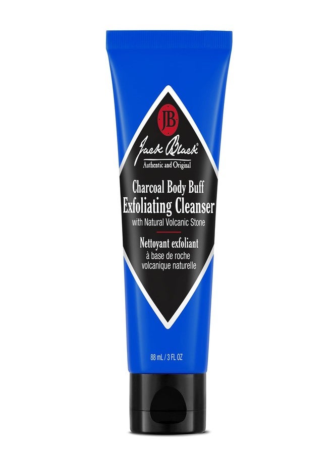Jack Black Charcoal Body Buff Exfoliating Cleanser, 3oz - Image 1