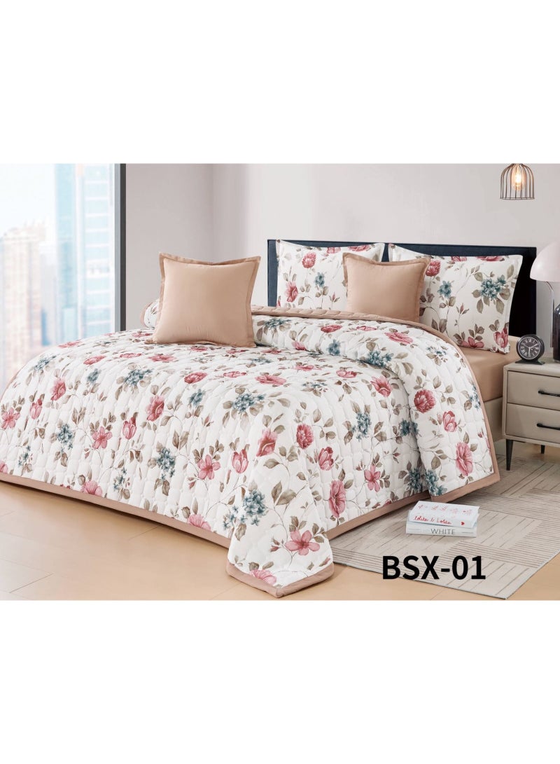 برايدس طقم لحاف نفرين مضغوط مشجر 6 قطع مقاس 250 * 230 سم - Image 1