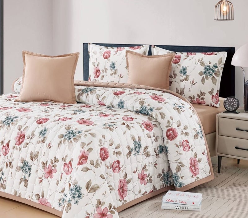 برايدس طقم لحاف نفرين مضغوط مشجر 6 قطع مقاس 250 * 230 سم - Image 3