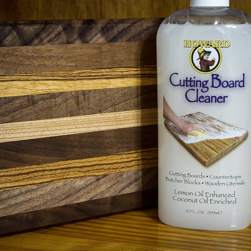 Howard Products CBC012 Wood Cutting Board Cleaner, Wood Cleaner for Wooden Cutting Boards, 12 oz - Image 3