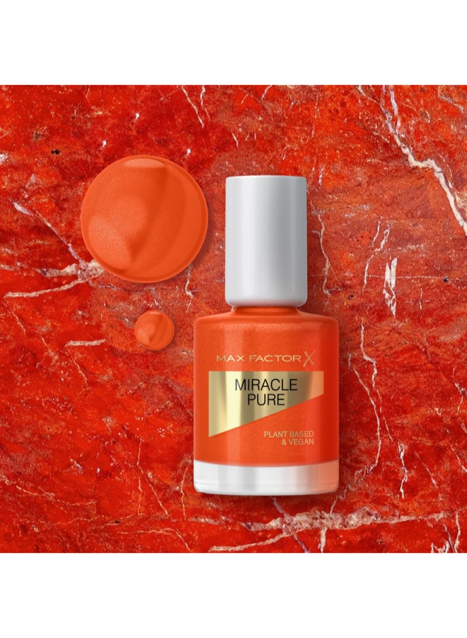 Max Factor Miracle Pure Nail Polish, Healing Crystal Collection - Bold Jasper, 12Ml - Image 4
