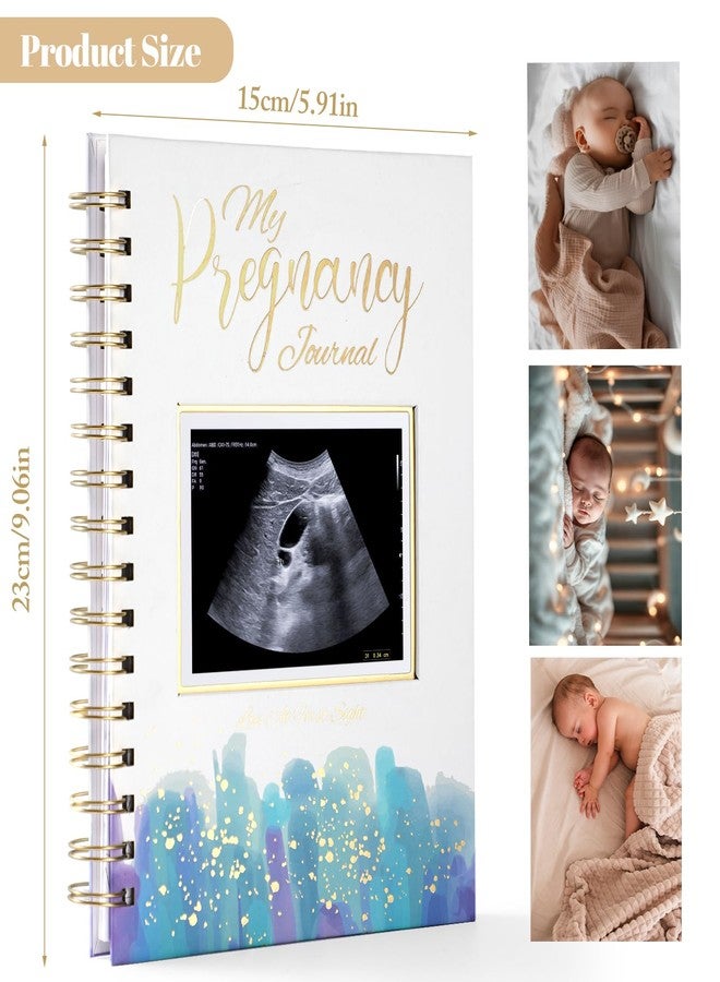 WINTC Pregnancy Journal for First Time Moms 2026,Hardcover Pregnancy Book,Pregnancy Scrapbook - Gender Neutral Baby Book Keepsake with Notes Section, Photo Pocket &Detailed Prompts - Image 2