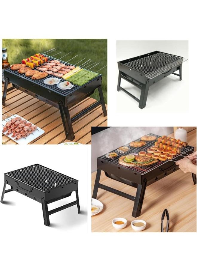 Portable Folding Charcoal BBQ Barbecue Camping Grill Travel Picnic Outdoor